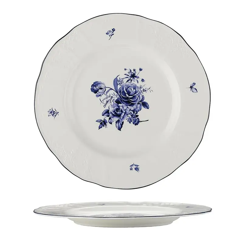 Тарелка P.L. Proff Cuisine Blue Flower d 30,6 см h2,4 см