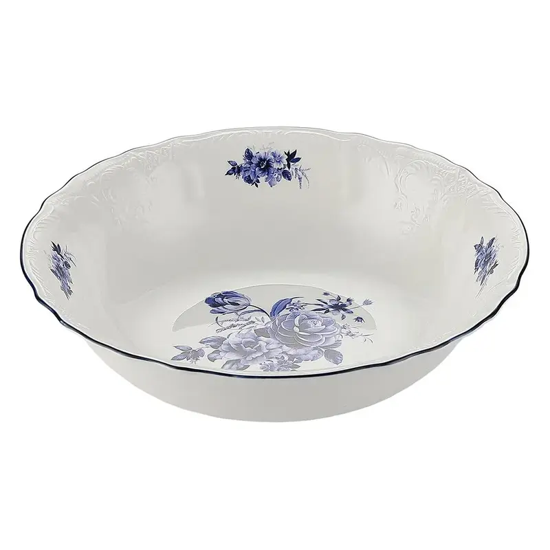 Салатник P.L. Proff Cuisine Blue Flower 1100 мл d 23,6 см h6,7 см