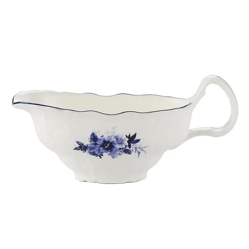 Соусник P.L. Proff Cuisine Blue Flower 150 мл 12*5,9 см h7,1 см