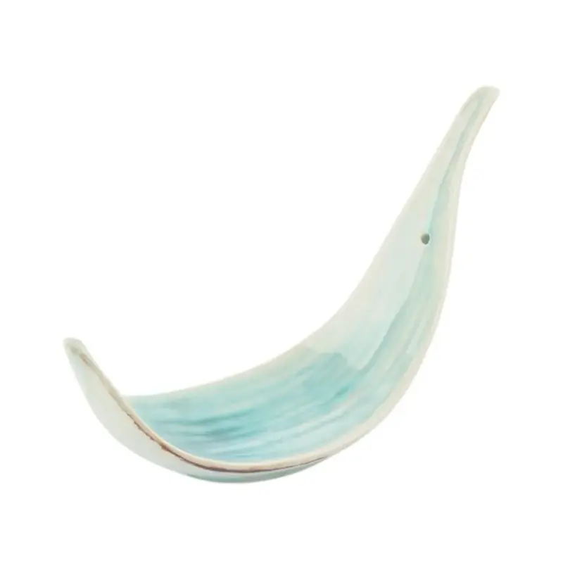 Блюдо для подачи P.L. Proff Cuisine Sea Blue Leaf Frutti di Mare 21*7,4 см h13,5 см