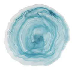 Тарелка P.L. Proff Cuisine Blue Sunset матовое стекло d 24 см h2 см