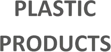 Plastic products