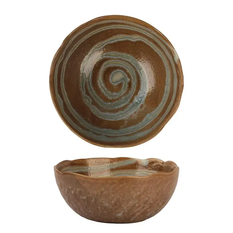 Салатник P.L. Proff Cuisine Dark Brown Northern lights Frutti di Mare 695 мл d 15,3/7,6 см h6,3 см