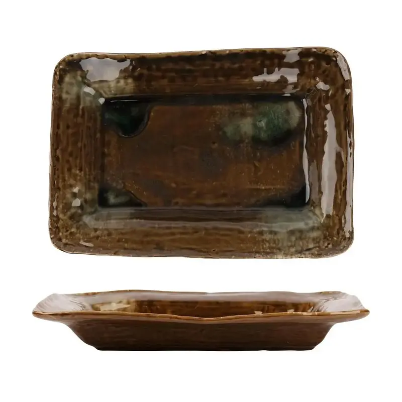 Блюдо прямоугольное P.L. Proff Cuisine Light Brown Frutti di Mare 31*21,5 см h4,8 см 600 мл