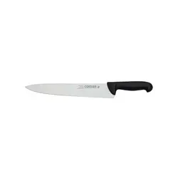 Нож поварской, COMAS, Carbon, 25 см, нерж. сталь / полипропилен, цвет ручки черный, L37.5 см