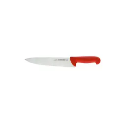 Нож поварской, COMAS, Carbon, 18 см, нерж. сталь / полипропилен, цвет ручки красный, L 30.8см
