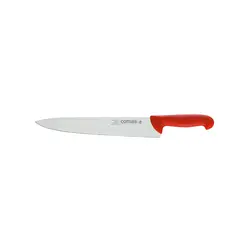 Нож поварской, COMAS, Carbon, 30 см, нерж. сталь / полипропилен, цвет ручки красный, L42.6 см