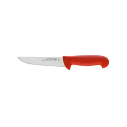 Нож разделочный, COMAS, Carbon, 16 см, нерж. сталь / полипропилен, цвет ручки красный, L28.5 см