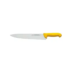 Нож поварской, COMAS, Carbon, 30 см, нерж. сталь / полипропилен, цвет ручки желтый, L42.6 см