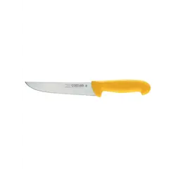 Нож разделочный, COMAS, Carbon, 18 см, нерж. сталь / полипропилен, цвет ручки желтый, L30 см