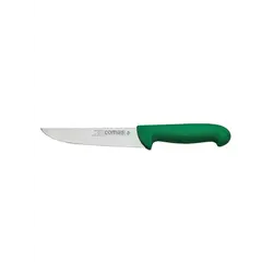 Нож поварской, COMAS, Carbon, 18 см, нерж. сталь / полипропилен, цвет ручки зеленый, L30.8 см