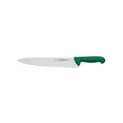 Нож поварской, COMAS, Carbon, 30 см, нерж. сталь / полипропилен, цвет ручки зеленый, L42.6 см