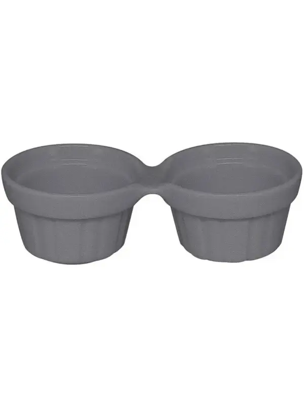 Емкость для подачи двойная, RAK Porcelain, Chefs Fusion, 13 см, Серый