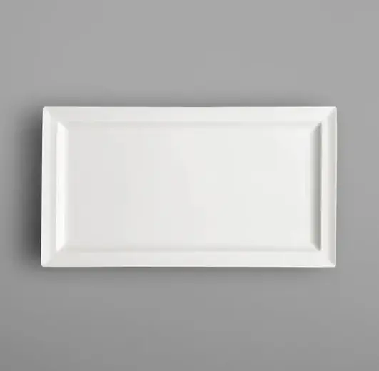 Тарелка прямоугольная плоская RAK Porcelain Classic Gourmet 38x21 см