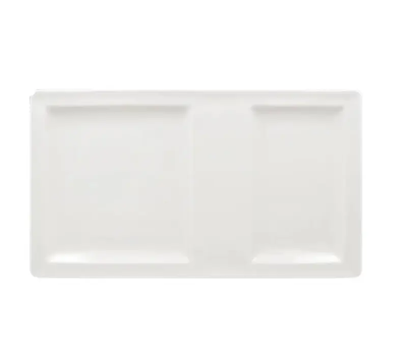 Тарелка прямоугольная 2-секционная RAK Porcelain Classic Gourmet 37*21 см