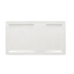 Тарелка прямоугольная 2-секционная RAK Porcelain Classic Gourmet 37*21 см