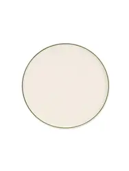 Тарелка мелкая с вертикальным бортом с кантом, Pioli, Colour Green, 24 см