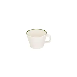 Чашка кофейная с кантом, Pioli, Colour Green, 80 мл (блюдце 12AP12 PL)