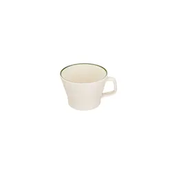 Чашка чайная с кантом, Pioli, Colour Green, 255 мл (блюдце 13AP15 PL)