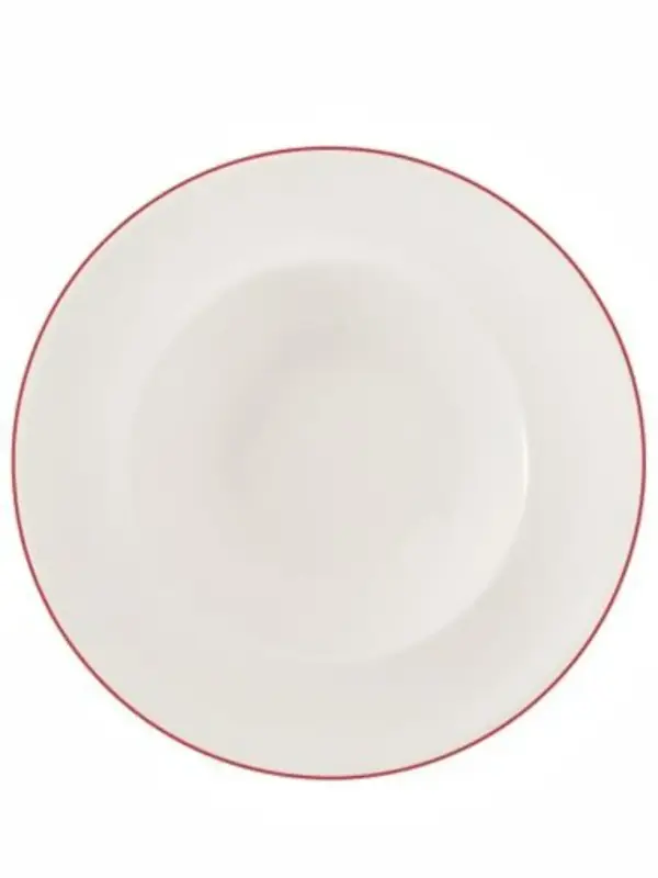 Тарелка глубокая для пасты с кантом, Pioli, Colour Red, 26 см