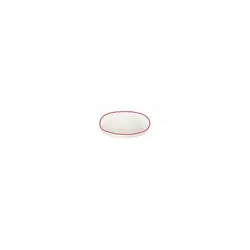 Соусник овальный с кантом, Pioli, Colour Red, 10 см