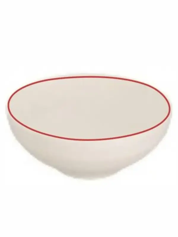 Салатник с кантом, Pioli, Colour Red, 22 см