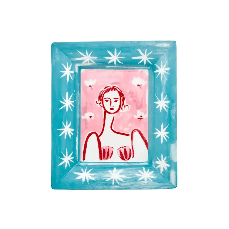 Блюдо прямоугольное, Bitossi, Con Amore, Donna 20,5x17 см