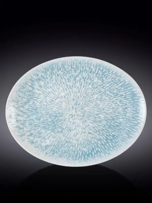 Блюдо овальное плоское, Wilmax, Coral Blue, 31х24 см