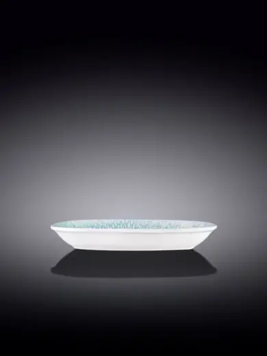 Блюдо овальное углубленное, Wilmax, Coral Blue, 16х9 см