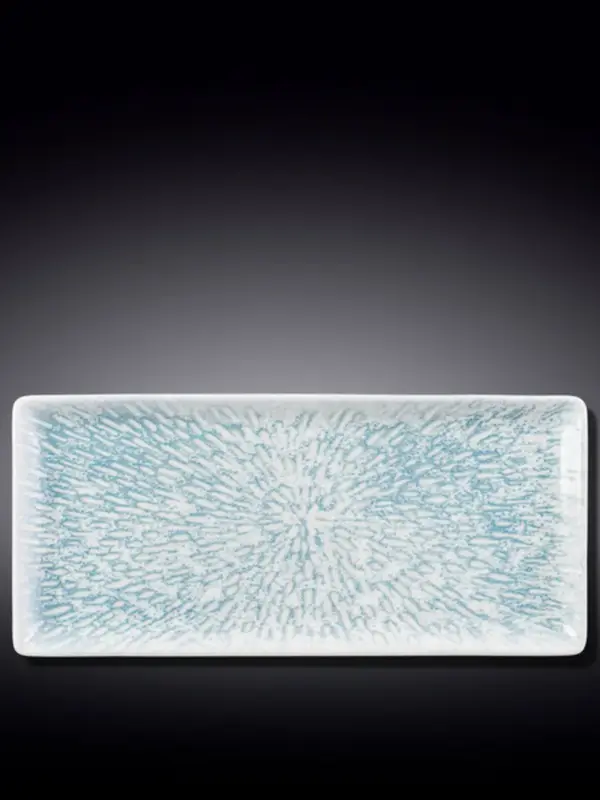 Блюдо прямоугольное, Wilmax, Coral Blue, 33х15 см
