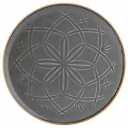 Тарелка, Porland, DARK GREY, 21 см