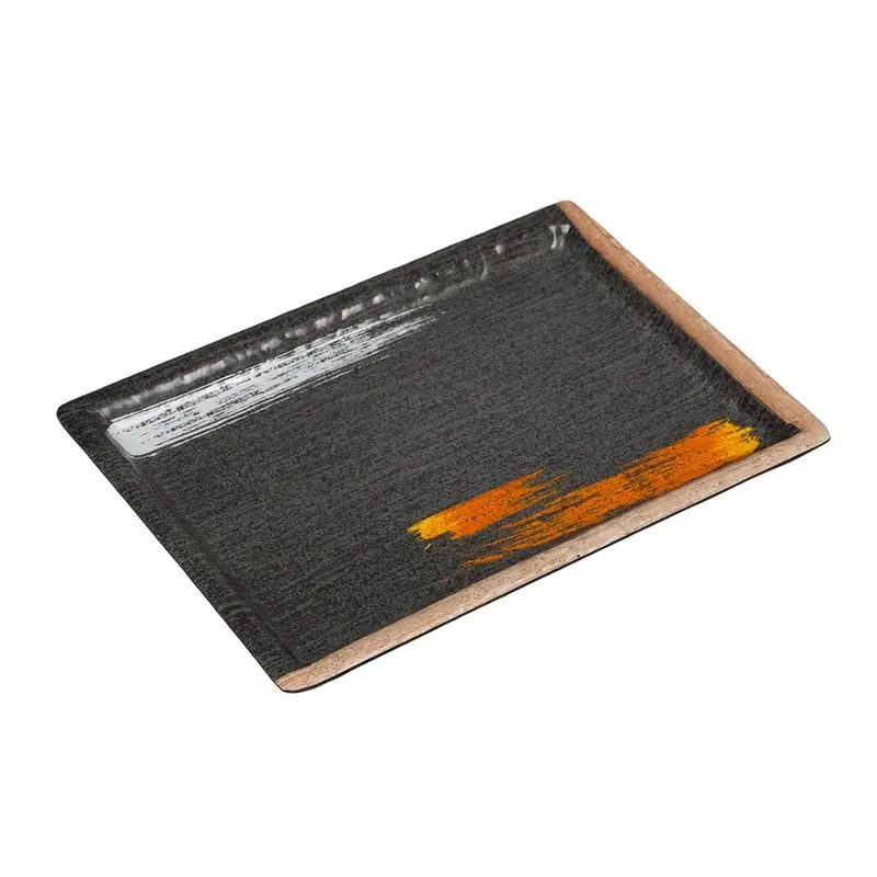 Блюдо P.L. Proff Cuisine Dark Texture 29*20,5*2 см