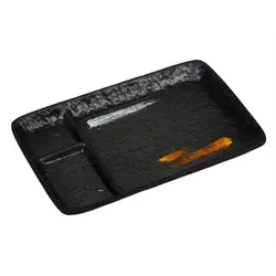 Блюдо P.L. Proff Cuisine Dark Texture 24,4*15,8*2,3 см менажница