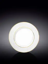 Тарелка десертная  с золотом, Wilmax, Diamond, 18 см