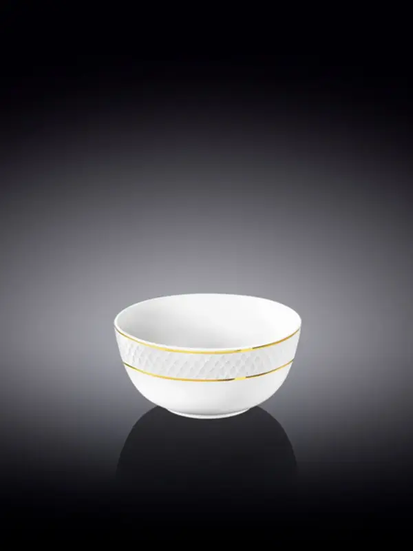 Салатник с золотом, Wilmax, Diamond, 8 см, 100 мл