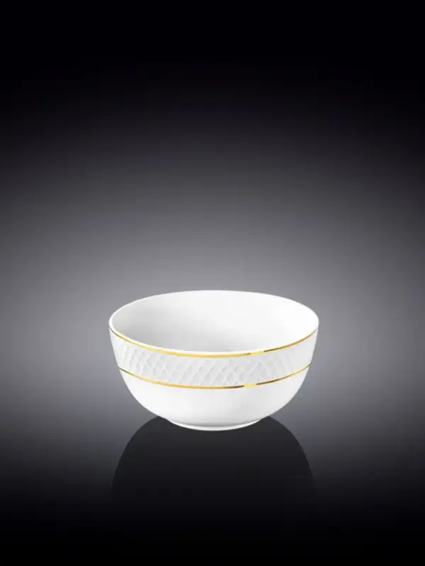 Салатник с золотом, Wilmax, Diamond, 9 см, 130 мл