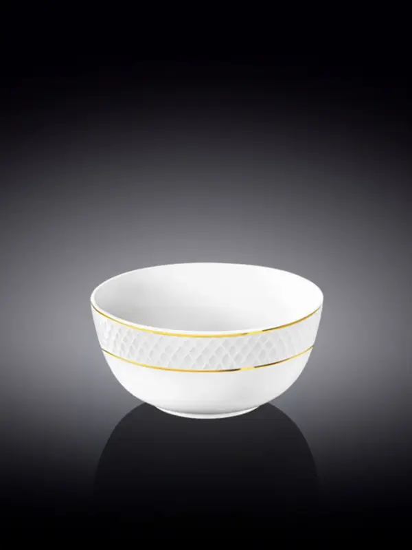 Салатник с золотом, Wilmax, Diamond, 11 см, 270 мл