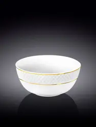 Салатник с золотом, Wilmax, Diamond, 14 см, 600 мл