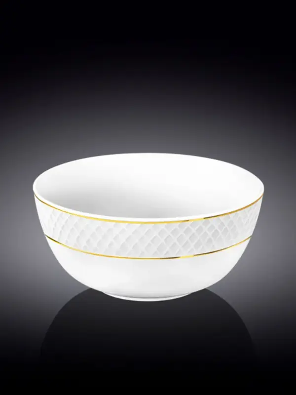 Салатник с золотом, Wilmax, Diamond, 18 см, 1300 мл