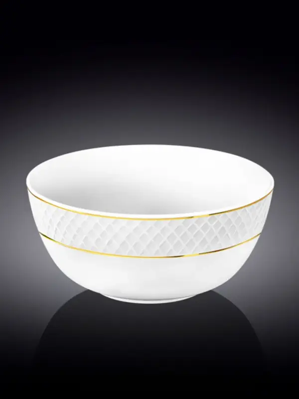 Салатник с золотом, Wilmax, Diamond, 20 см, 1850 мл