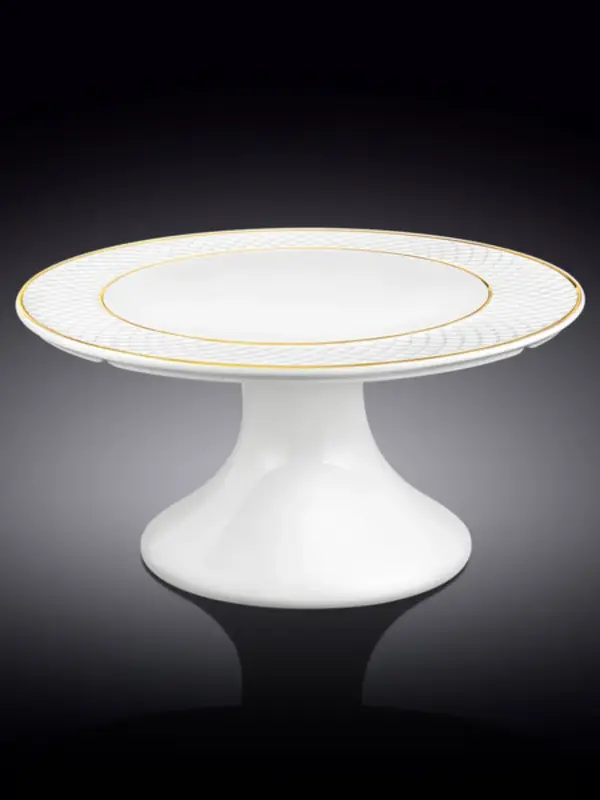 Тортовница с золотом, Wilmax, Diamond, 25x10 см