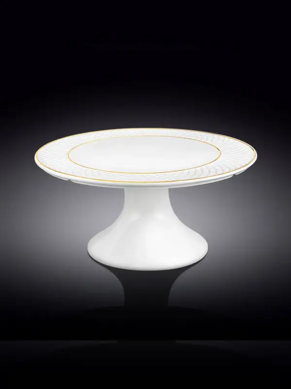 Тортовница с золотом, Wilmax, Diamond, 30.5x10 см