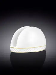 Салфетница с золотом, Wilmax, Diamond, 12x7.5 см