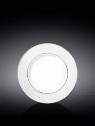 Тарелка десертная с платиной, Wilmax, Diamond, 18 см