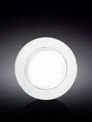 Тарелка десертная с платиной, Wilmax, Diamond, 20 см