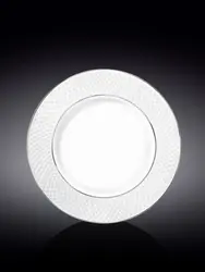 Тарелка обеденная с платиной, Wilmax, Diamond, 23 см