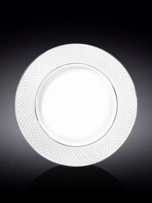 Тарелка обеденная с платиной, Wilmax, Diamond, 25.5 см