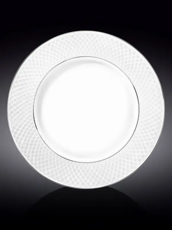 Блюдо круглое с платиной, Wilmax, Diamond, 30.5 см