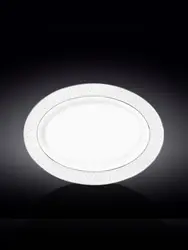 Блюдо овальное с платиной, Wilmax, Diamond, 35x25 см