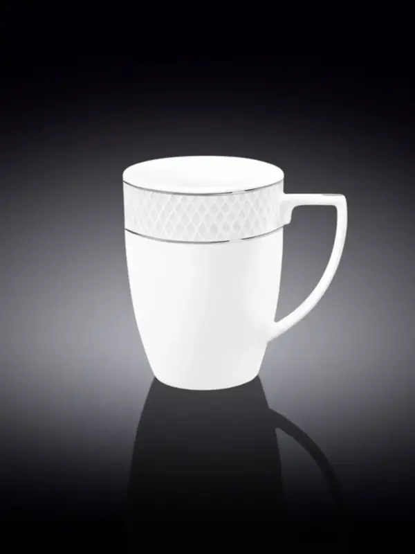 Кружка с платиной, Wilmax, Diamond, 450 мл